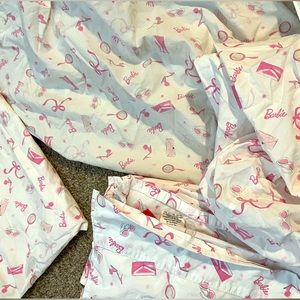 Barbie x Pottery Barn Kids Twin Sheet Bedding Set